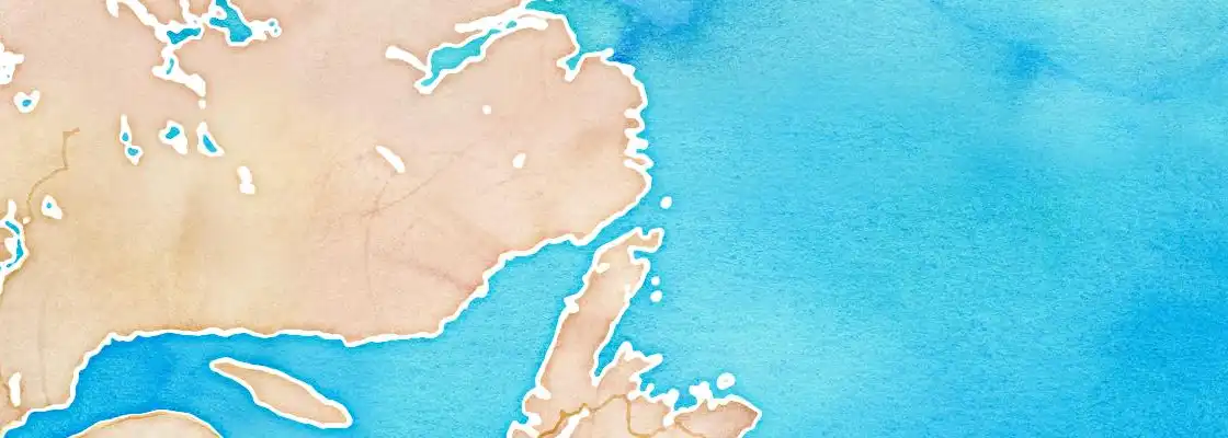 Map of Red Bay port area