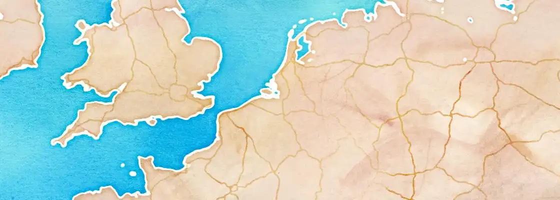 Map of Antwerp port area