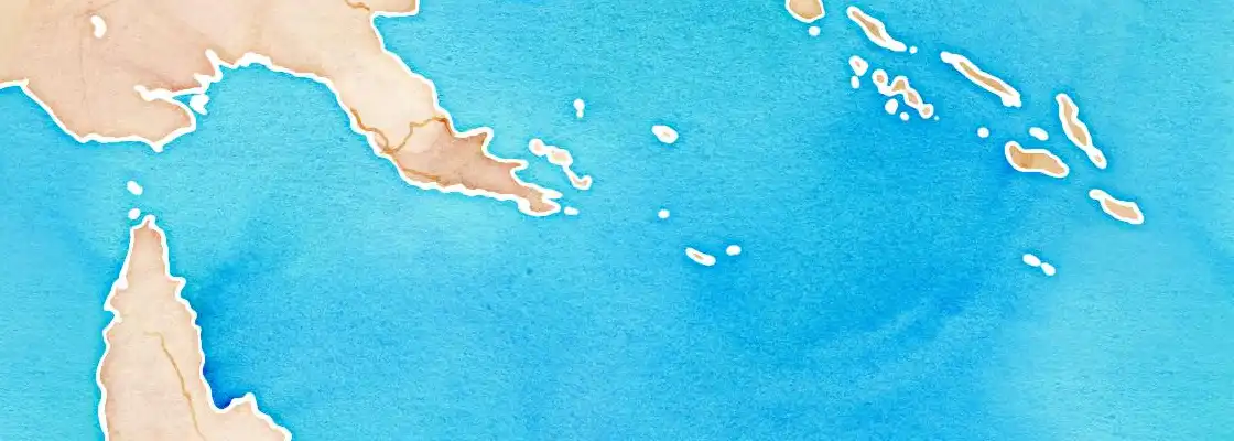 Map of Conflict Islands port area