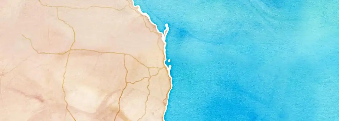 Map of Moreton port area
