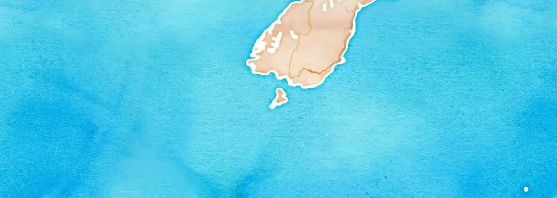 Map of Stewart Island port area
