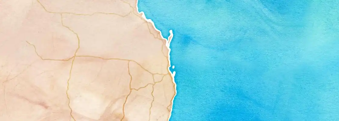 Map of Mooloolaba port area