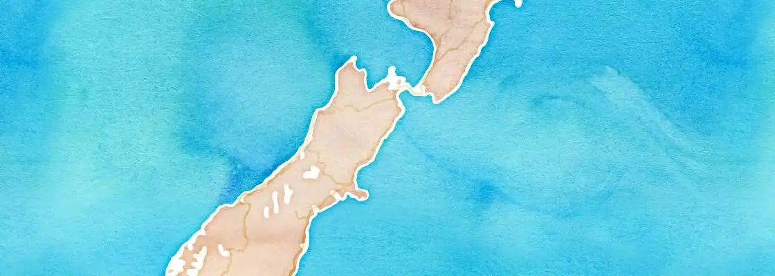 Map of Kaikoura port area