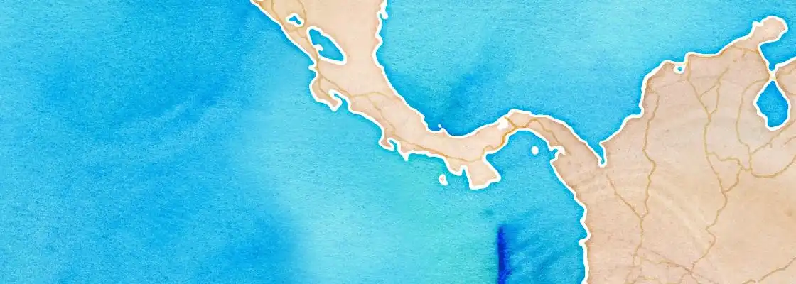 Map of Golfito port area