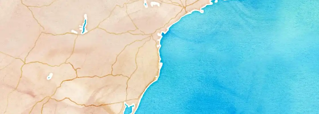 Map of Camboriu port area