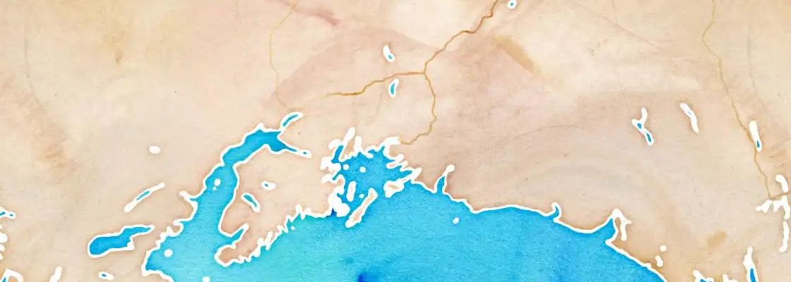 Map of Valdez port area