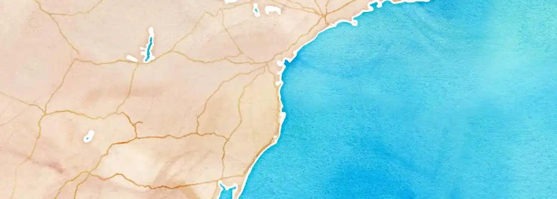 Map of Itajai port area