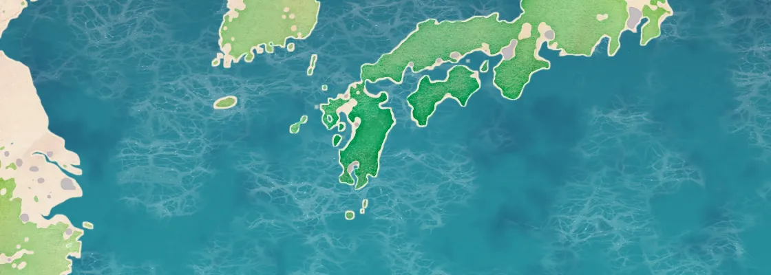 Map of Hososhima port area