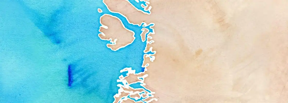 Map of Ilulissat port area