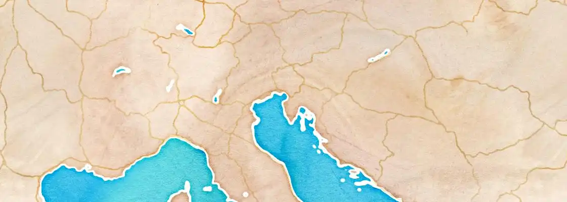 Map of Piran port area
