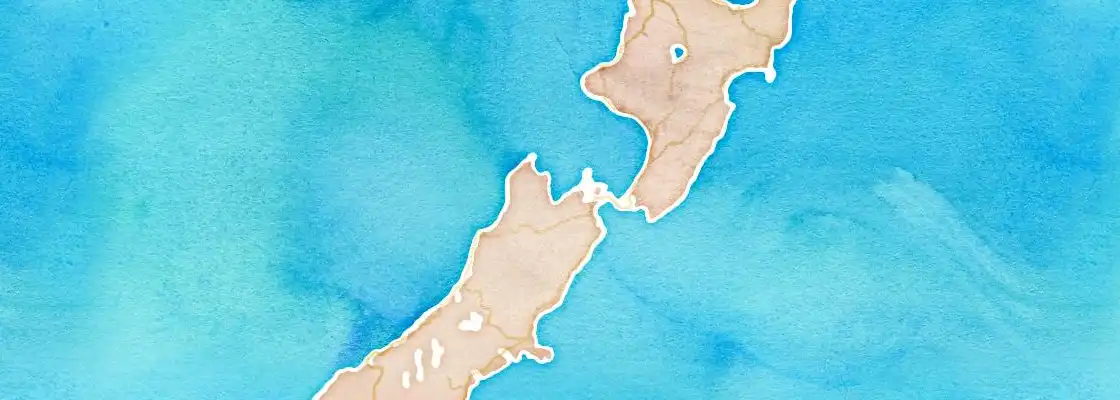 Map of Nelson port area