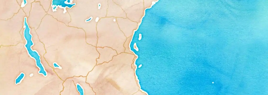 Map of Zanzibar port area