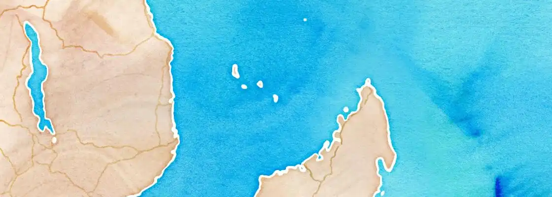 Map of Mayotte port area