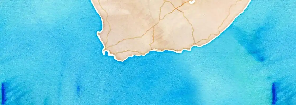 Map of Mosselbay port area