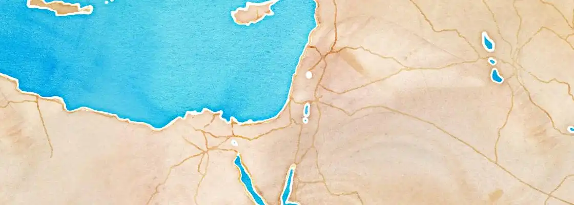 Map of Jerusalem  port area