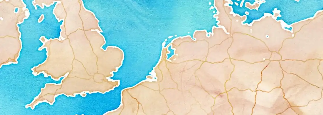 Map of Ijmuiden port area