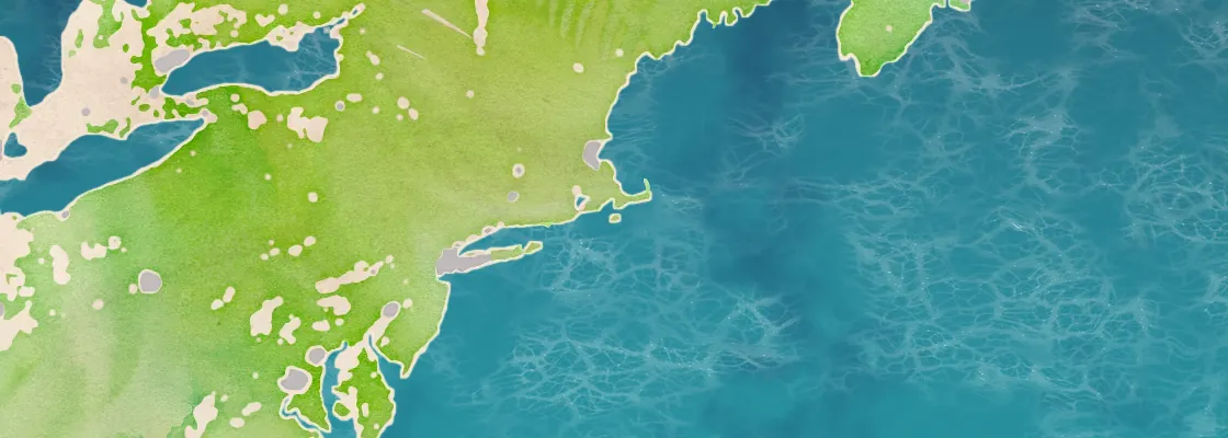 Map of Martha's Vineyard port area