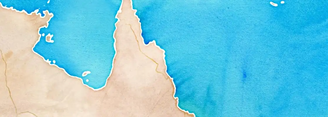 Map of Cooktown port area