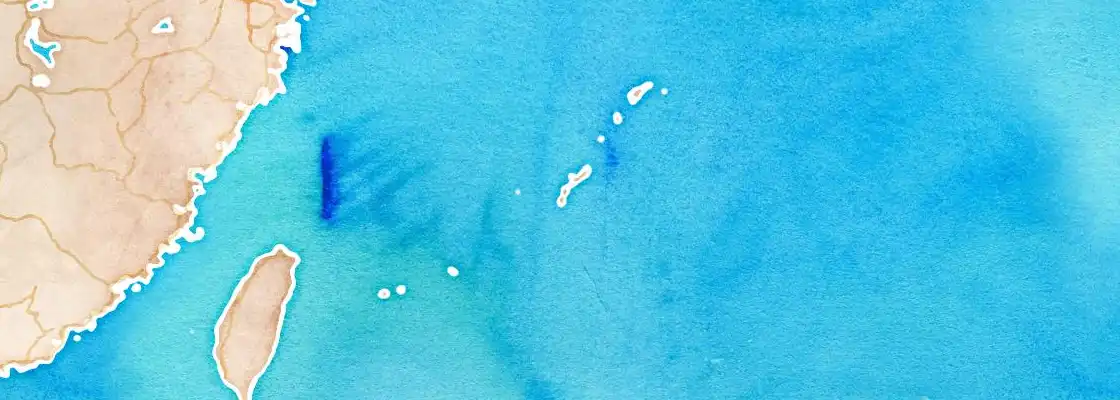 Map of Naha port area