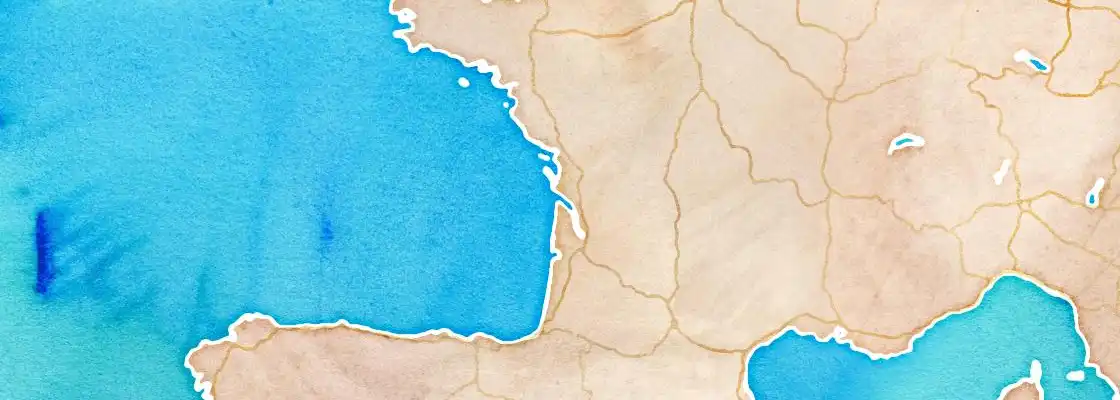 Map of Bordeaux port area
