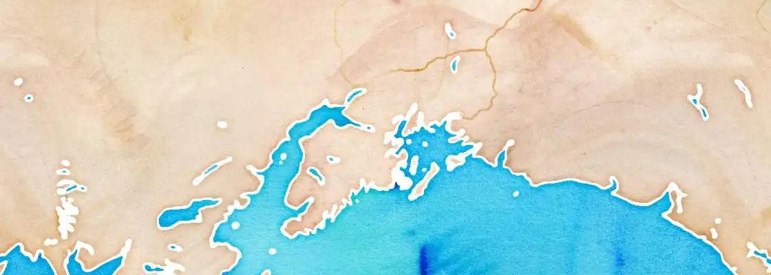 Map of Whittier port area