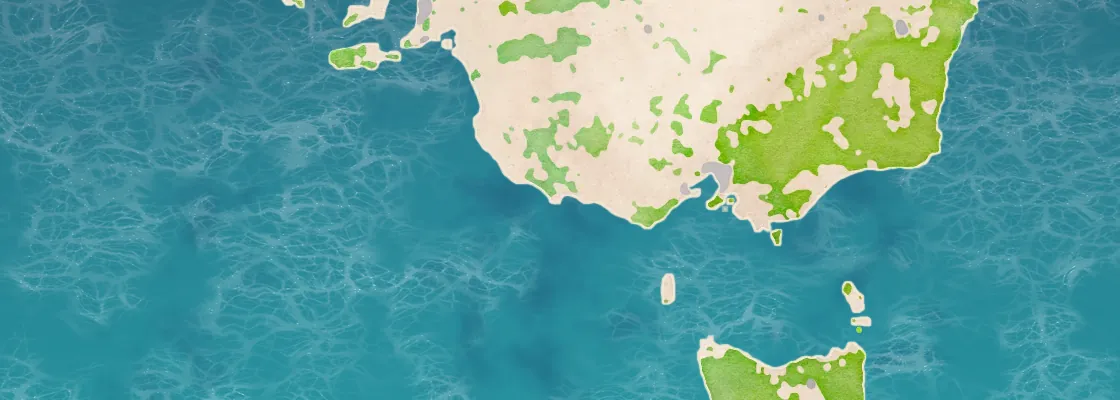 Map of Portland, Australia port area