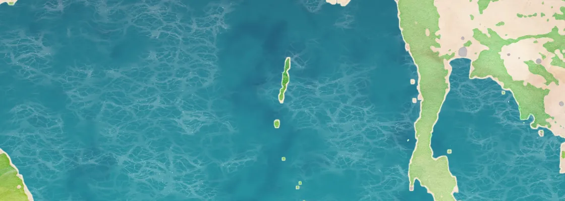 Map of Port Blair port area
