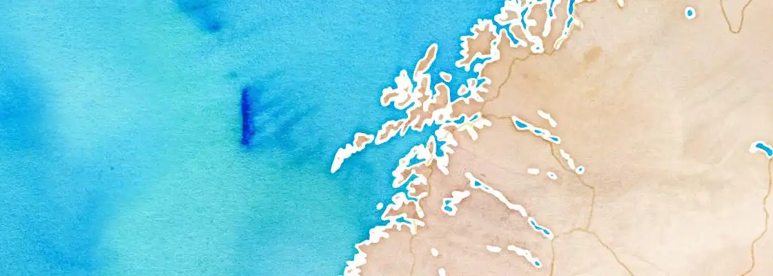 Map of Svolvaer port area