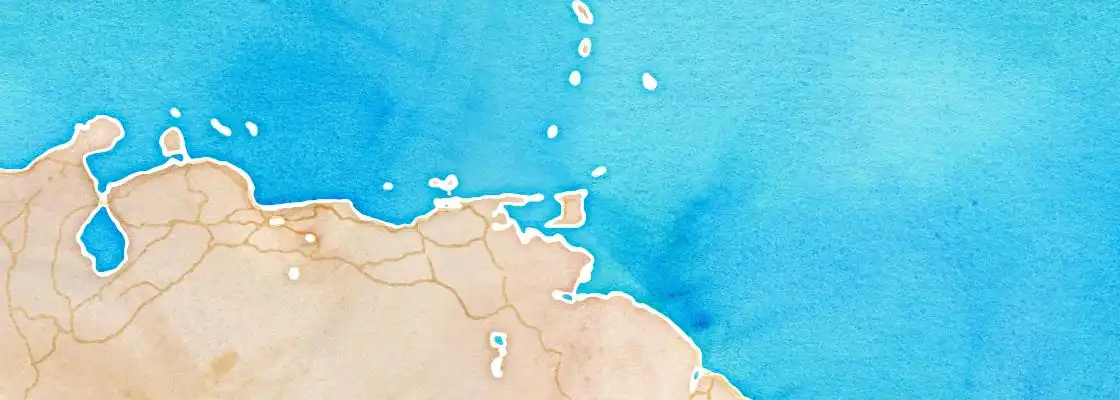 Map of Trinidad port area