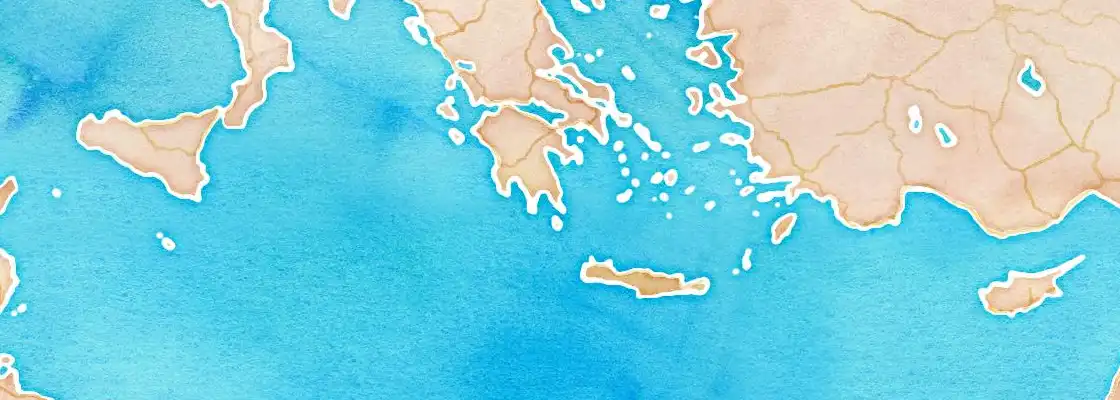 Map of Monemvasia port area