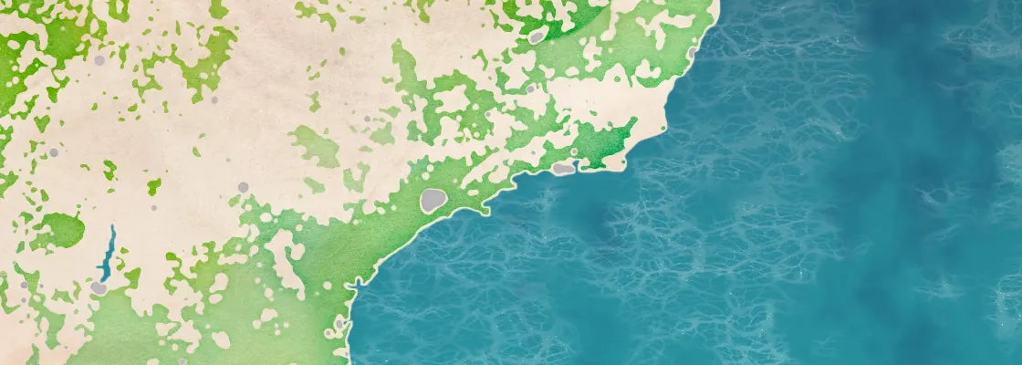 Map of Parati port area