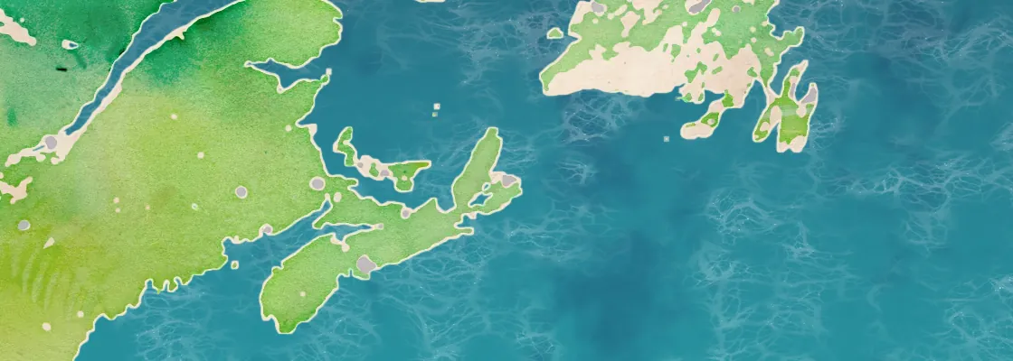 Map of Sydney, Nova Scotia port area