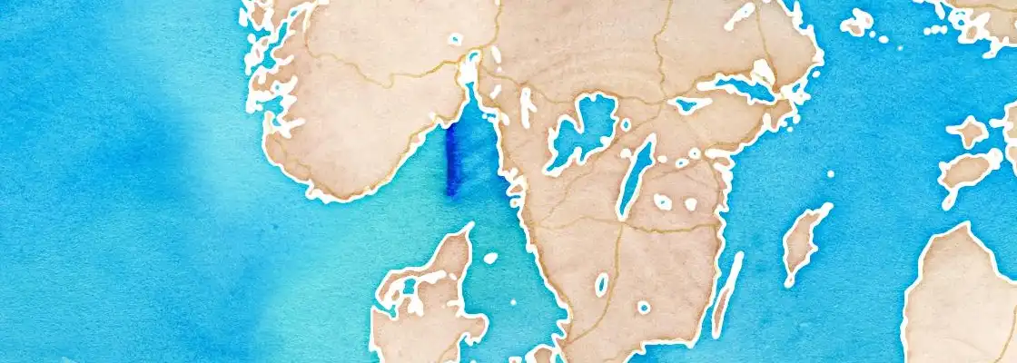 Map of Lysekil port area