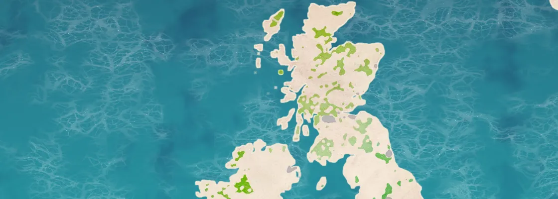 Map of Isle of Iona port area