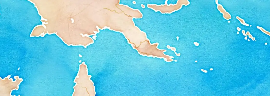 Map of Port Moresby port area