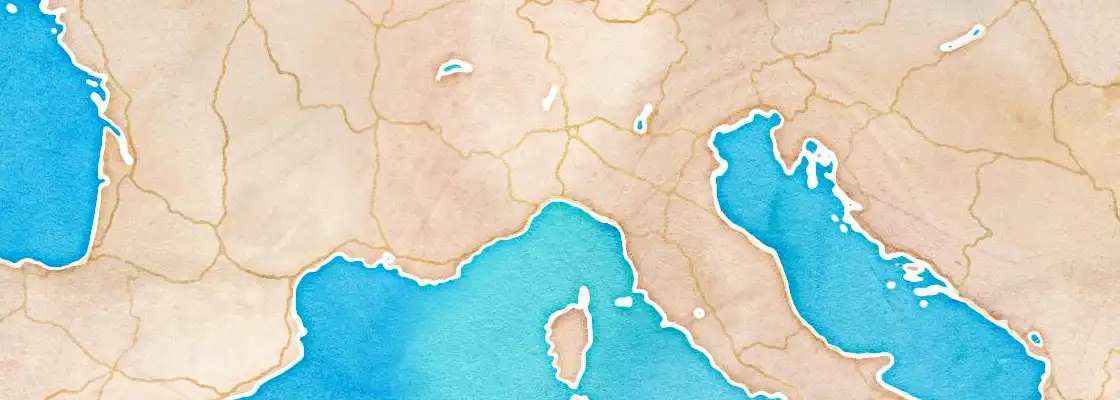 Map of Genoa port area