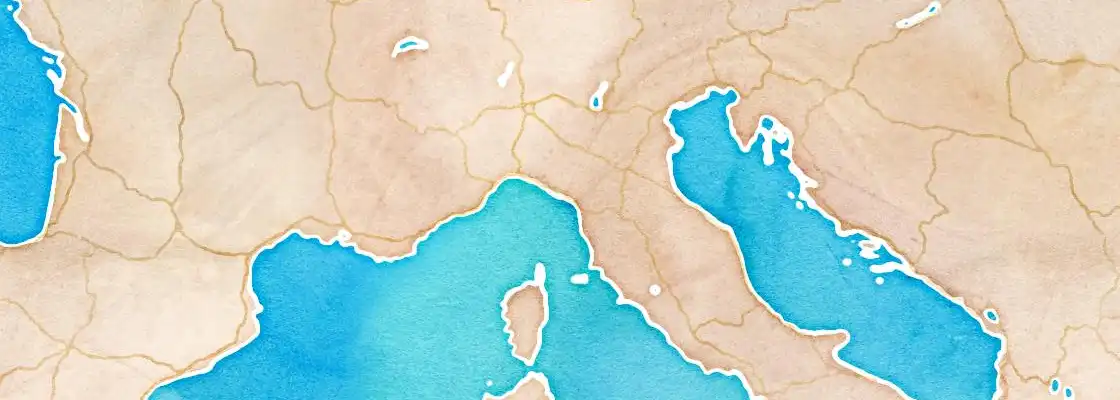 Map of Portovenere port area