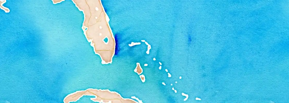 Map of Castaway Cay port area