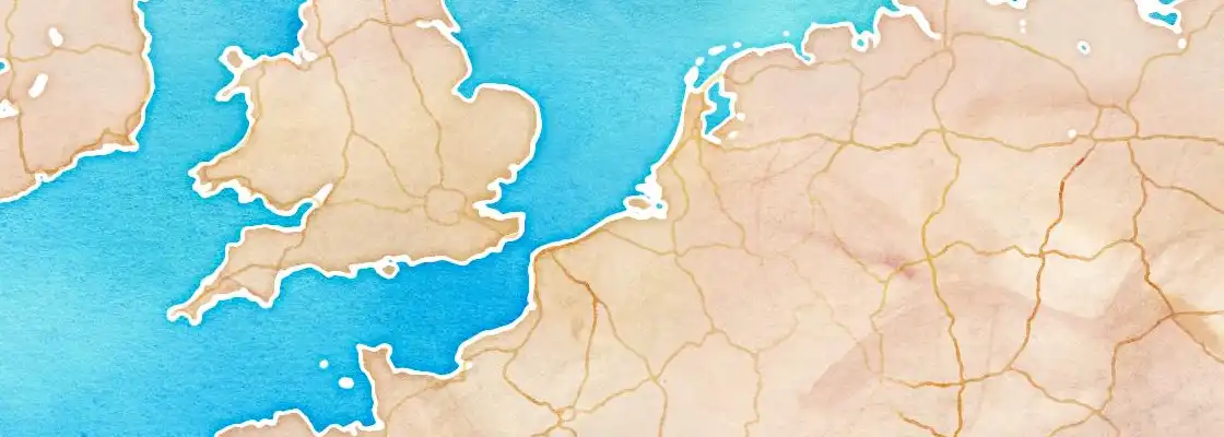 Map of Zeebrugge port area