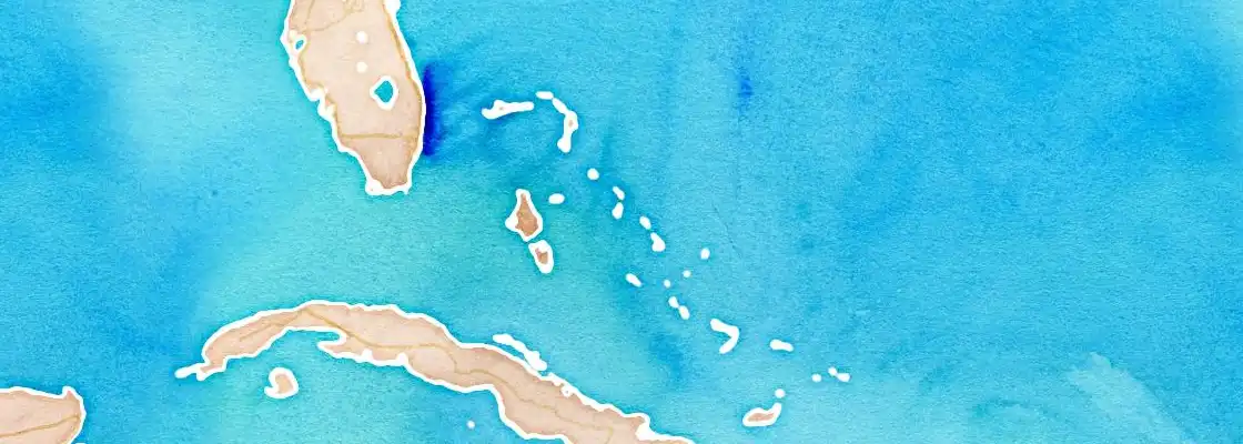 Map of Lookout Cay port area