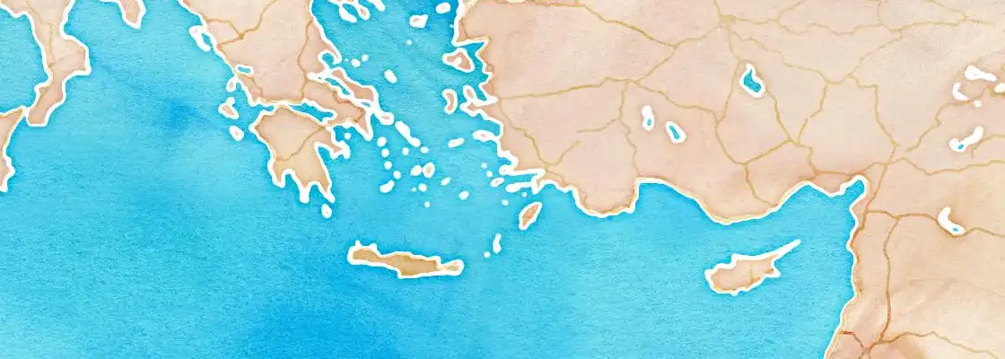Map of Kos port area