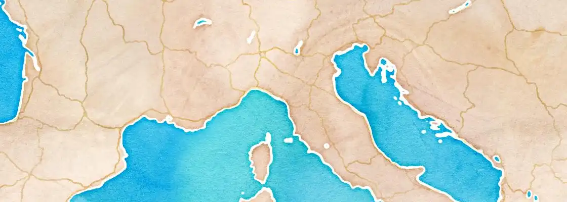Map of Marina Di Carrara port area
