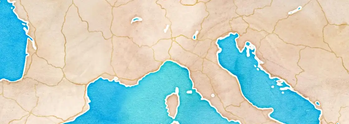 Map of Santa Margherita port area