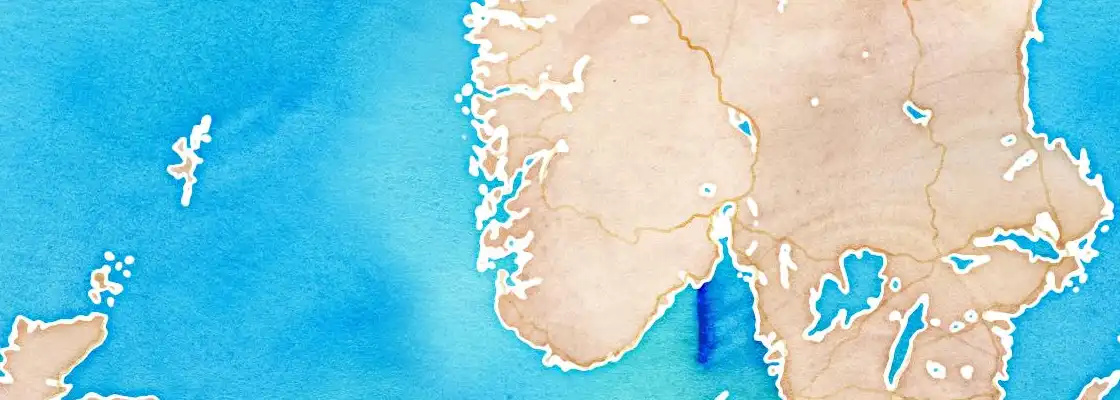 Map of Odda port area