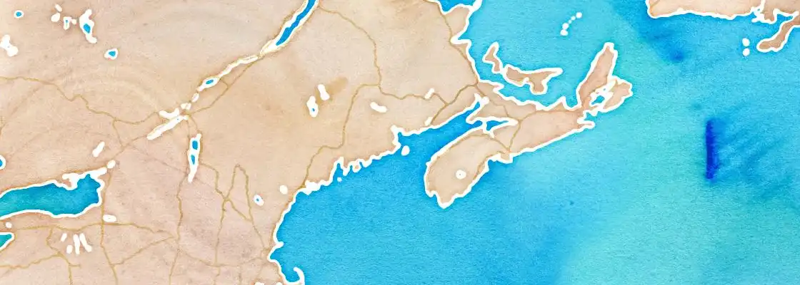 Map of Eastport port area