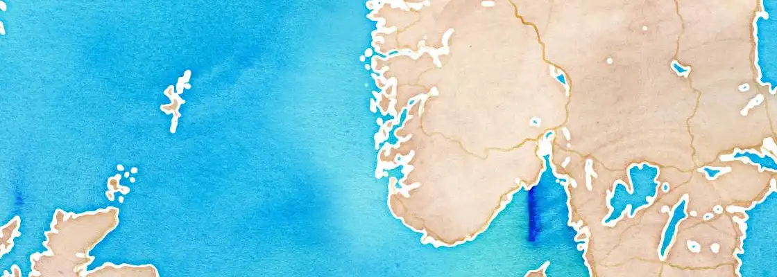 Map of Leirvik port area