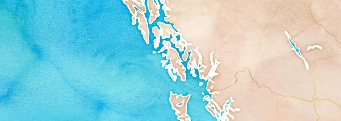 Map of Klawock port area