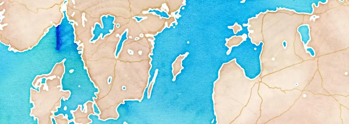 Map of Visby port area