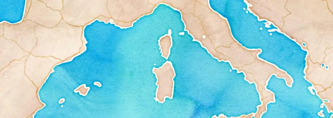 Map of Bonifacio port area