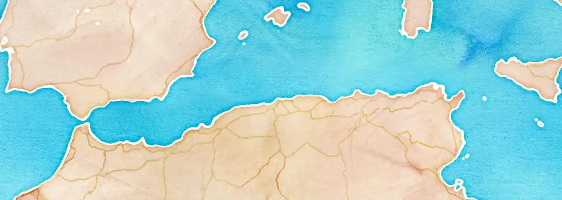 Map of Algiers port area
